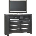 Glory Furniture G1500 TV Chest in Black
