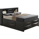 Glory Furniture G1500 Queen Storage Bed in Black