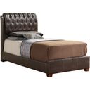 The appearance of Glory Furniture G1550 Twin Upholstered Bed in Cherry designed by Glory in the traditional interior design. This cherry piece of furniture was selected by 1StopBedrooms from G1550 Collection to add a touch of cosiness and style into your home. Sku: G1550C-TB-UP-Twin Bed Headboard & Footboard & Rails. Material: Upholstered. Bed Size: Twin. Bed Type: Upholstered Bed.