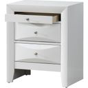 The appearance of Glory Furniture G1570 Nightstand in White designed by Glory in the traditional interior design. This white piece of furniture was selected by 1StopBedrooms from G1570 Collection to add a touch of cosiness and style into your home. Sku: G1570-N-Nightstand. Material: Wood.