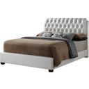 Glory Furniture G1570 Queen Button-Tufted Bed in White