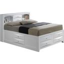 The appearance of Glory Furniture G1570 Queen Storage Bed in White designed by Glory in the traditional interior design. This white piece of furniture was selected by 1StopBedrooms from G1570 Collection to add a touch of cosiness and style into your home. Sku: G1570G-QSB3 Box 1;G1570G-QSB3 Box 3;G1570G-QSB3 Box 2;G1570G-QSB3 Box 4;G1570G-QSB3 Box 5;G1570G-QSB3 Box 6. Bed Type: Storage Bed. Material: Wood. Bed Size: Queen.