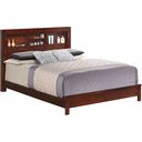 The appearance of Glory Furniture G2400 Queen Bookcase Headboard Bed in Cherry designed by Glory in the traditional interior design. This cherry piece of furniture  was selected by 1StopBedrooms from G2400 Collection to add a touch of cosiness and style into your home. Sku: G2400B-QB2 Box 1;G2400B-QB2 Box 3;G2400B-QB2 Box 2. Bed Type: Bookcase Bed. Material: Wood. Bed Size: Queen.