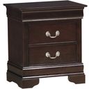 The appearance of Glory Furniture G3125 2 Drawer Nightstand in Cappuccino designed by Glory in the traditional interior design. This cappuccino piece of furniture  was selected by 1StopBedrooms from G3125 Collection to add a touch of cosiness and style into your home. Sku: G3125-N-Nightstand. Material: Wood.