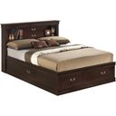 Glory Furniture G3125 King Storage Bed in Cappuccino
