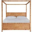 The appearance of Weekender Chatham King Poster Bed In Natural Rattan designed by Universal in the modern / contemporary interior design. This natural rattan piece of furniture  was selected by 1StopBedrooms from Weekender Collection to add a touch of cosiness and style into your home. Sku: U330290B. Bed Type: Poster Bed. Material: Wood. Bed Size: King.