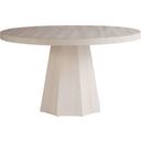 Weekender Mackinaw Round Dining Table In White Sand