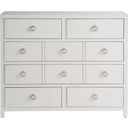 The appearance of Weekender Pacific Grove Dresser In White Sand designed by Universal in the modern / contemporary interior design. This white sand piece of furniture  was selected by 1StopBedrooms from Weekender Collection to add a touch of cosiness and style into your home. Sku: U330A050. Material: Wood.