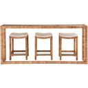 The appearance of Weekender Sandbar Console In Natural designed by Universal in the modern / contemporary interior design. This natural piece of furniture  was selected by 1StopBedrooms from Weekender Collection to add a touch of cosiness and style into your home. Sku: U330803. Material: Fabric.
