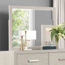 The appearance of Wellingborough Mirror In Light Gray designed by Furniture of America in the transitional interior design. This light gray piece of furniture  was selected by 1StopBedrooms from Wellingborough Collection to add a touch of cosiness and style into your home. Sku: FM7703AK-M. Material: Acacia.