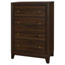Welsley 4-Drawer Chest of Drawers In Walnut
