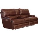 The appearance of Wembley Walnut Power Lay Flat Reclining Console Loveseat designed by Catnapper in the modern / contemporary interior design. This walnut piece of furniture was selected by 1StopBedrooms from Wembley Collection to add a touch of cosiness and style into your home. Sku: 64589128319308319. Material: Leather.