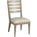 The appearance of West Fork Aged Taupe Brinkley Side Chair Set Of 2 designed by American Drew in the transitional interior design. This beige piece of furniture was selected by 1StopBedrooms from West Fork Collection to add a touch of cosiness and style into your home. Sku: 924-638. Material: Wood.