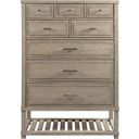 The appearance of West Fork Aged Taupe Greer Chest designed by American Drew in the transitional interior design. This beige piece of furniture was selected by 1StopBedrooms from West Fork Collection to add a touch of cosiness and style into your home. Sku: 924-215. Material: Wood.