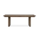 Westbourne Extendable Trestle Dining Table In Dark Umber