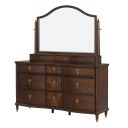 Westerham Mirror In Dark Cherry