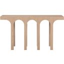 The appearance of Westfield Console Table In Natural designed by Meridian in the modern / contemporary interior design. This natural piece of furniture was selected by 1StopBedrooms from Westfield Collection to add a touch of cosiness and style into your home. Sku: 99075Oak-T. Material: Rubberwood.