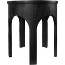The appearance of Westfield End Table In Black designed by Meridian in the modern / contemporary interior design. This black piece of furniture  was selected by 1StopBedrooms from Westfield Collection to add a touch of cosiness and style into your home. Sku: 99076Black-E. Material: Oak Veneer.
