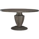 The appearance of Westfield Pedestal Table Set In Havana Brown designed by Liberty in the traditional interior design. This brown piece of furniture was selected by 1StopBedrooms from Westfield Collection to add a touch of cosiness and style into your home. Sku: 944-P6060;944-T6060. Table Top Shape: Round. Material: Rubberwood. Size: 60".