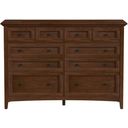 The appearance of Westlake Cherry Brown Master Dresser designed by A-America in the transitional interior design. This brown piece of furniture was selected by 1StopBedrooms from Westlake Collection to add a touch of cosiness and style into your home. Sku: WSLCB5510. Material: Wood.