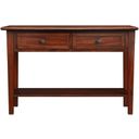 The appearance of Westlake Cherry Brown Sofa Table designed by A-America in the transitional interior design. This brown piece of furniture was selected by 1StopBedrooms from Westlake Collection to add a touch of cosiness and style into your home. Sku: WSLCB7210. Material: Wood.