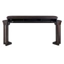 The appearance of Weston Console Bar Table In Peppercorn designed by Liberty in the transitional interior design. This peppercorn piece of furniture was selected by 1StopBedrooms from Weston Collection to add a touch of cosiness and style into your home. Sku: 811-OT7837. Table Top Shape: Rectangular. Material: Solid Rubberwood.