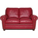 The appearance of Weston Italian Leather Loveseat (Cherry) designed by Luke Leather in the modern / contemporary interior design. This cherry piece of furniture was selected by 1StopBedrooms from Weston Collection to add a touch of cosiness and style into your home. Sku: Weston-L-Cherry. Material: Leather.