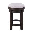 The appearance of Weston Upholstered Swivel Console Stool In Peppercorn designed by Liberty in the transitional interior design. This peppercorn piece of furniture was selected by 1StopBedrooms from Weston Collection to add a touch of cosiness and style into your home. Sku: 811-OT9003. Material: Solid Rubberwood.