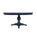 The appearance of Westport 66 Inch Round-to-Oval Pedestal Dining Table In Navy and Blue designed by Jofran in the transitional interior design. This navy and blue piece of furniture was selected by 1StopBedrooms from Westport Collection to add a touch of cosiness and style into your home. Sku: 2546-66B;2546-66T. Table Top Shape: Oval. Material: Rubberwood. Size: 48" x 66".