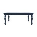 The appearance of Westport 72 Inch Extension Dining Table In Navy and Blue designed by Jofran in the transitional interior design. This navy and blue piece of furniture was selected by 1StopBedrooms from Westport Collection to add a touch of cosiness and style into your home. Sku: 2546-72. Table Top Shape: Rectangular. Material: Rubberwood. Size: 40" x 72".
