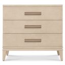 The appearance of Westwood Three-Drawer Nightstand In Light Wood designed by Hooker in the modern / contemporary interior design. This light wood piece of furniture was selected by 1StopBedrooms from Westwood Collection to add a touch of cosiness and style into your home. Sku: 6133-90016-80. Material: Oak Veneer.