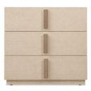 Westwood Three-Drawer Nightstand In Light Wood