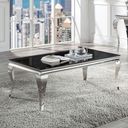 The appearance of Wetzikon Coffee Table In Black and Silver designed by Furniture of America in the glam interior design. This black/silver piece of furniture  was selected by 1StopBedrooms from Wetzikon Collection to add a touch of cosiness and style into your home. Sku: CM4903BK-C-1;CM4903C-2;CM4903C-3. Material: Metal.