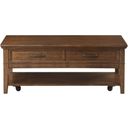 The appearance of Whitley Walnut Cocktail Table With Lift Top designed by Homelegance in the transitional interior design. This brown piece of furniture was selected by 1StopBedrooms from Whitley Collection to add a touch of cosiness and style into your home. Sku: 3620-30. Material: Wood.