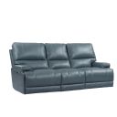 The appearance of Whitman Verona Azure Cordless Power Reclining Sofa designed by Parker House in the modern / contemporary interior design. This gray piece of furniture was selected by 1StopBedrooms from Whitman Collection to add a touch of cosiness and style into your home. Sku: MWHI#832PH-P25-VAZ. Material: Top Grain Leather.