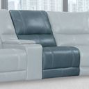 The appearance of Whitman Verona Azure Powered By Freemotion Cordless Armless Chair designed by Parker House in the transitional interior design. This azure piece of furniture was selected by 1StopBedrooms from Whitman Collection to add a touch of cosiness and style into your home. Sku: MWHI#840-P50-VAZ. Material: Top Grain Leather.