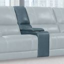 The appearance of Whitman Verona Azure Powered By Freemotion Console designed by Parker House in the transitional interior design. This azure piece of furniture was selected by 1StopBedrooms from Whitman Collection to add a touch of cosiness and style into your home. Sku: MWHI#860-P50-VAZ. Material: Top Grain Leather.