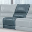 The appearance of Whitman Verona Azure Powered By Freemotion Power Cordless Armless Recliner designed by Parker House in the transitional interior design. This azure piece of furniture was selected by 1StopBedrooms from Whitman Collection to add a touch of cosiness and style into your home. Sku: MWHI#810P-P50-VAZ. Material: Top Grain Leather.
