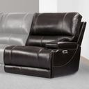 The appearance of Whitman Verona Coffee Powered By Freemotion Power Cordless Right Arm Facing Recliner designed by Parker House in the transitional interior design. This coffee piece of furniture was selected by 1StopBedrooms from Whitman Collection to add a touch of cosiness and style into your home. Sku: MWHI#811RPH-P50-VCO. Material: Top Grain Leather.