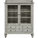 The appearance of Whitney Display Cabinet designed by Liberty in the traditional interior design. This weathered gray piece of furniture was selected by 1StopBedrooms from Whitney Collection to add a touch of cosiness and style into your home. Sku: 661W-CH5468. Material: Rubberwood.