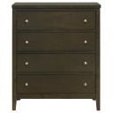 Wilkes 4-Drawer Chest of Drawers In Dark Cocoa