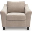 The appearance of Willarae Oversized Chair In Taupe designed by Signature Design by Ashley in the modern / contemporary interior design. This taupe piece of furniture was selected by 1StopBedrooms from Willarae Collection to add a touch of cosiness and style into your home. Sku: 5980323. Material: Fabric.