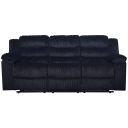 The appearance of Willow Sofa with Dual Recliner In Black designed by New Classic in the modern / contemporary interior design. This black piece of furniture was selected by 1StopBedrooms from Willow Collection to add a touch of cosiness and style into your home. Sku: U1816-30-BLK. Material: Fabric.