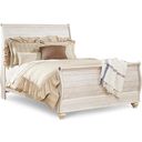 The appearance of Willowton Queen Sleigh Bed In Washed White designed by Signature Design by Ashley in the transitional interior design. This white wash piece of furniture was selected by 1StopBedrooms from Willowton Collection to add a touch of cosiness and style into your home. Sku: B267-74;B267-77;B267-96. Bed Type: Sleigh Bed. Material: Wood. Bed Size: Queen.