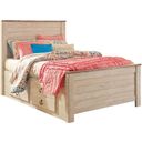 The appearance of Willowton Youth Storage Bed (Twin) designed by Signature Design by Ashley in the transitional interior design. This white wash piece of furniture was selected by 1StopBedrooms from Willowton Collection to add a touch of cosiness and style into your home. Sku: B267-53;B267-52;B267-50;B100-11. Bed Type: Storage Bed. Material: Wood. Bed Size: Twin.