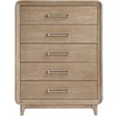 The appearance of Wilshire Chest In Natural designed by Homelegance in the modern / contemporary interior design. This natural piece of furniture  was selected by 1StopBedrooms from Wilshire Collection to add a touch of cosiness and style into your home. Sku: 2350-9. Material: Oak Veneer.
