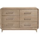 The appearance of Wilshire Dresser In Natural designed by Homelegance in the modern / contemporary interior design. This natural piece of furniture  was selected by 1StopBedrooms from Wilshire Collection to add a touch of cosiness and style into your home. Sku: 2350-5. Material: Oak Veneer.