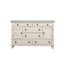 Winchester 6 Drawer Dresser with 2 Cabinets In White