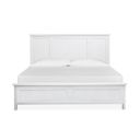 Windmill Harbour Queen Panel Bed In White Whisp and Sand