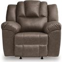 The appearance of Windsley Recliner In Driftwood designed by Signature Design by Ashley in the modern / contemporary interior design. This driftwood piece of furniture was selected by 1StopBedrooms from Windsley Collection to add a touch of cosiness and style into your home. Sku: NC6450625. Material: Faux Leather.